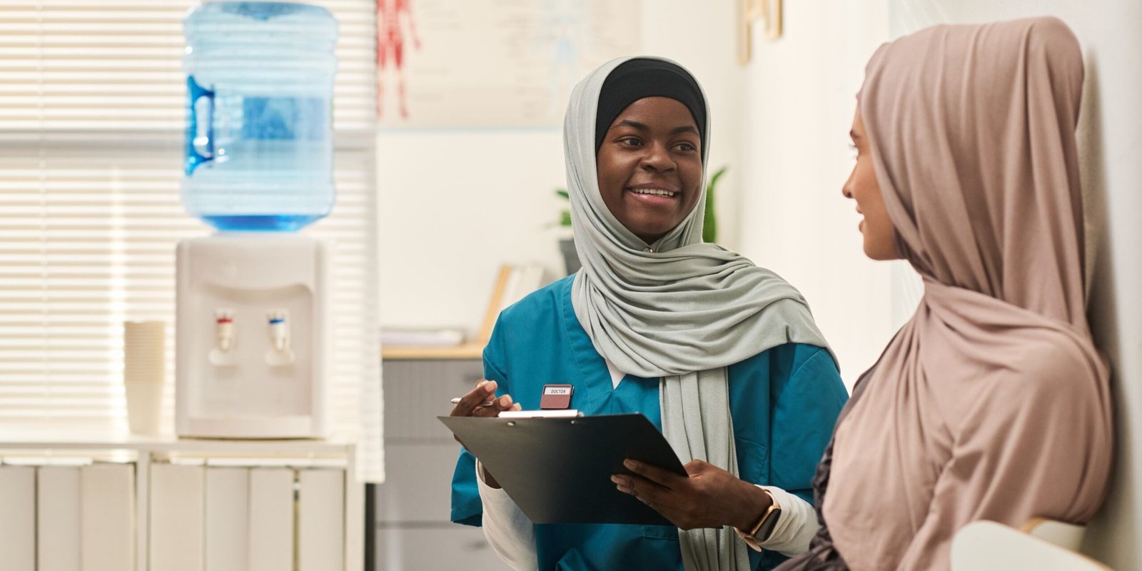 Dedicated care coordinator guiding patient through healthcare access